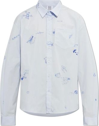 VETEMENTS Uomo, Magliette, Blu, XL, new