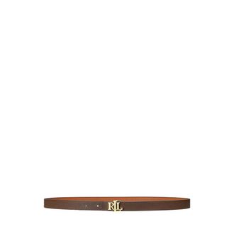 Ralph Lauren Omkeerbare, smalle leren riem met logo