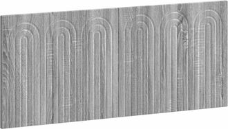 vidaXL Cabecero Montada En La Pared Alkmaar Sonoma Gris Vidaxl