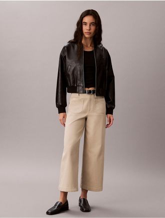 Calvin Klein Jeans Calvin Klein Womens Stretch Twill Marcy Pants - Neutral - 10