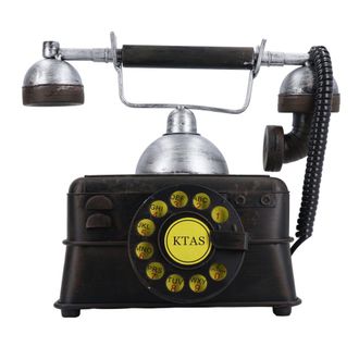 OEM Modelo De Tel&eacute;fono De Resina De Estilo Retro, Un Adorno De Escritorio Cl&aacute;sico De Estilo Antiguo, Adecuado Para La Decoraci&oacute;n De Interiores En Cafeter&iacute;