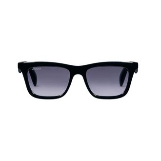 Gucci Sunglasses, male, Black, Size: ONE SIZE Rectangular Frame Sunglasses