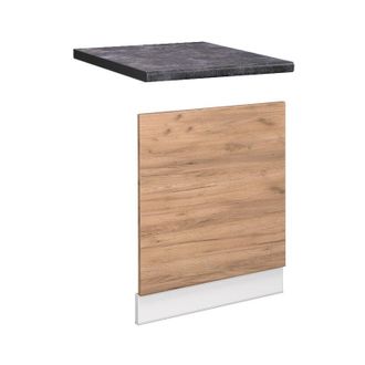 Vicco Panel Frontal Fame-line, Roble Dorado, 60 Cm, Et Antracita