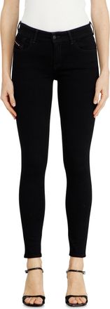 Diesel Skinny Jeans Regular Waist 2017 Slandy - Jeans - Woman - Black
