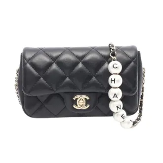 Chanel unisex, Pre-owned, Zwart, Maat: ONE Size Leer