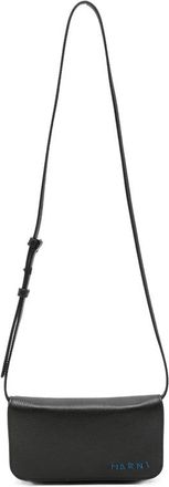 Marni Logo-motif Leather Messenger Bag