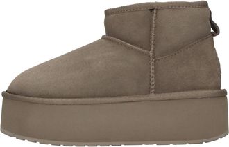 Emu Stinger Micro Flatform - Dames - Winterlaarzen - Bruin - 40 EU - Wol - Schoenen