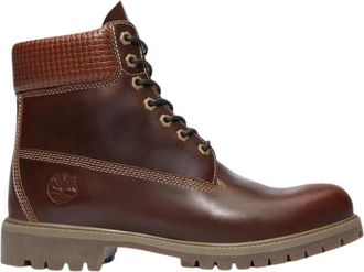 Timberland Premium 6-Inch Lace Up Waterproof Boot - Heren - Veterlaarzen - Bruin - 46 EU - Leer - Schoenen