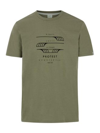 Protest T-Shirt PROTEST T-Shirt PRTRIMBLE, Herren, Gr. XXL, gr&uuml;n (artichoke gr&uuml;n), Obermaterial: 100% Baumwolle CO., Shirts T-Shirt