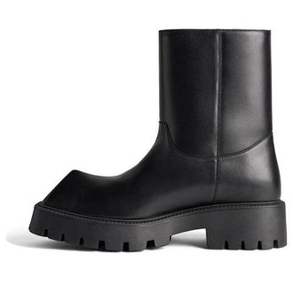 Balenciaga (WMNS) Balenciaga Rhino Booties Black Smooth Calfskin 763684WBB501000