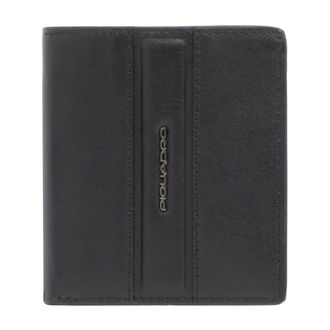 Piquadro Leren Kaarthouder - Heren - Accessoires - Zwart - Maat: ONE Size Leer