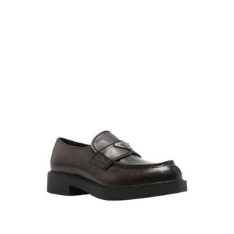 Prada Hombre, Zapatos, Marr&oacute;n, Talla: 41 1/2 EU