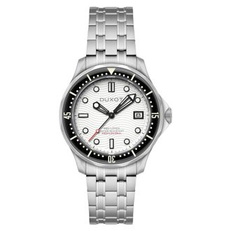 Duxot Henri Diver Automatic White Dial Mens Watch DX-2060-77