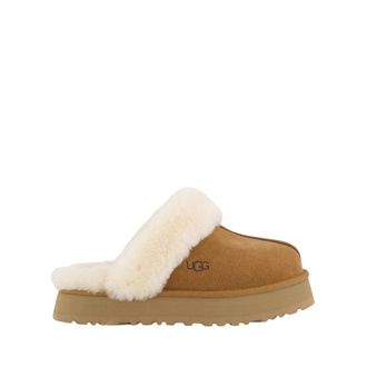 UGG Dames Disquette Chestnut - Dames - Pantoffels - Beige - 39 EU - Schoenen