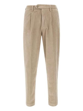 Re-hash Marc Chinos corduroy-texture trousers - men - Cotton - 31 - Neutrals
