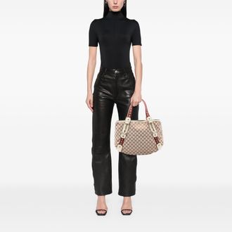 Gucci Tweedehands Gg Canvas Web Pelham Schoudertas