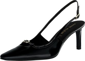 Anne Klein Roxy Black Patent ROXY01F9-004 Womens