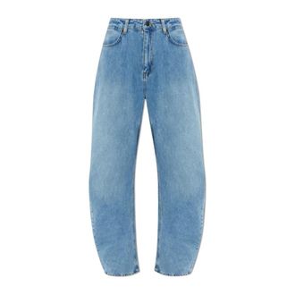 Rotate ROTATE Birger Christensen, Loose-fit Jeans, female, Blue, Size: W26 High-waisted Jeans