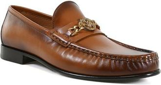 Roberto Cavalli Burnished Bit Loafer in Light Brown at Nordstrom, Size 10