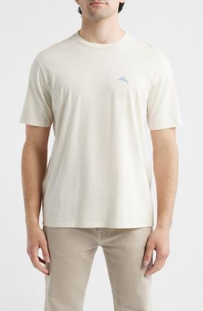 Tommy Bahama Sardina Soir&eacute;e Cotton Graphic T-Shirt in Vanilla Ice at Nordstrom, Size Xxx-Large