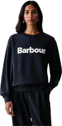 Barbour Felpa Girocollo Hartland - - Sweatshirts & Hoodies - Donna - Blu - L