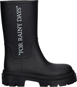 Off-white Schoenen, Dames, Zwart, 40 EU, Rain Boots