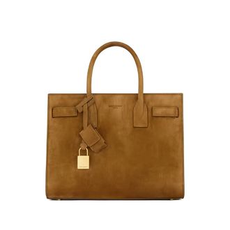 Saint Laurent Baby Sac De Jour Suede Tote Bag