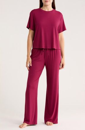 Honeydew Intimates Revival Rib Pajamas in Mulberry at Nordstrom Rack, Size X-Small