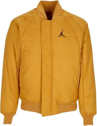 Nike Jordan College Essentials Varsity Reversible Jacket - Heren - Fitness - Geel - S - Polyester - Fitness