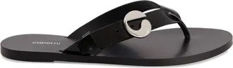 Coperni Black Synthetic Streamline Thong Sandals