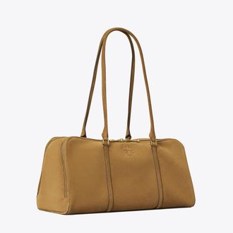 Tory Burch Womens Marshmallow Suede Satchel, One Size