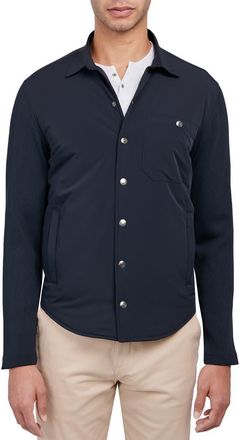 W.R.K Owen Snap-Up Shirt Jacket in Navy at Nordstrom, Size Xx-Large