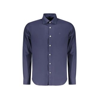North Sails Oxford Shirt - Heren - Casual Overhemden - Blauw - L - Leer - Overhemden