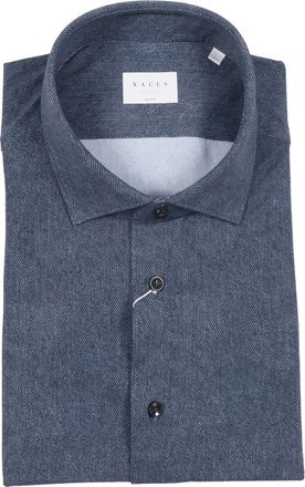 Xacus Camicia con colletto button-down - Blu