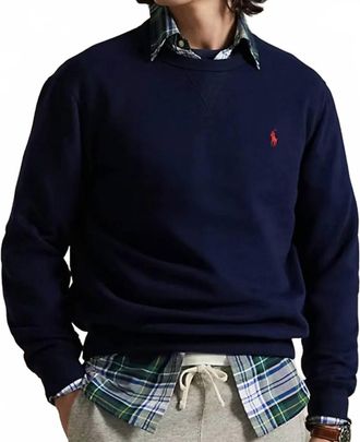 Ralph Lauren Fleece Sweatshirt In Navy