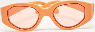 Karen Walker Orange Castaway Cat Eye Sunglasses