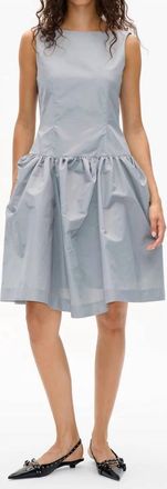 Baum Und Pferdgarten Aneva Mini Dress In Griffin Grey
