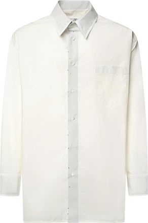 Maison Margiela Casual Shirts - Heren - Zakelijke Overhemden - Wit - XL - Overhemden