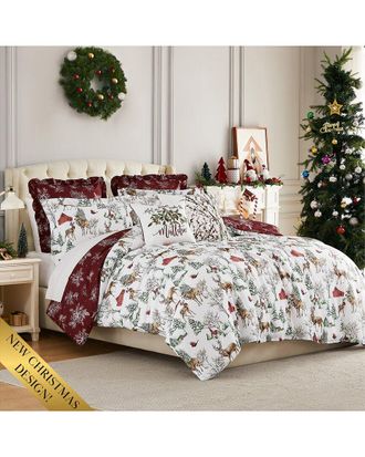 Southshore Fine Linens White Christmas Holiday Comforter Set