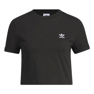 adidas (WMNS) adidas Adiclub Crop Top Asia Sizing Black IP1795