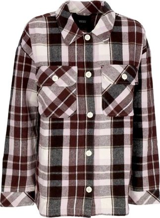 Vans Flanellen Overhemd met Kraag - Dames - Overhemden - Veelkleurig - XS - Katoen - Overhemden