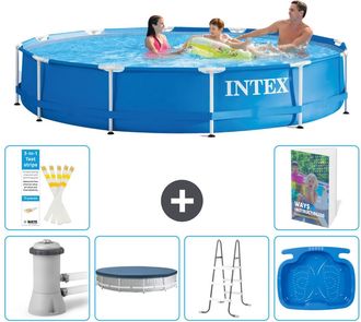 Intex Piscina Con Estructura Redonda - 366x76 Cm - 7-piezas S314