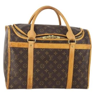 Louis Vuitton Pre-owned Handbags, female, Brown, Size: ONE SIZE Pre-owned Pet Carry