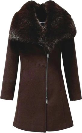 Salsa Single-Breasted Coats, female, Brown, Size: XS Single-Breasted Coat
