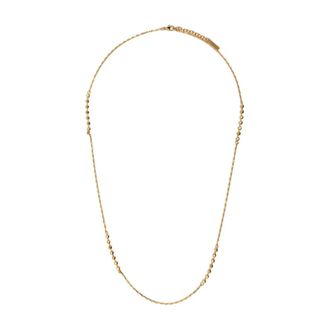 Saint Laurent Gold Chain Logo Necklace Stylish Design - female - Saint Laurent - Necklaces - Yellow - ONE SIZE - Accessories