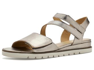 David Tate Triple Womens Wedge Shoes Pewter : 10.5 M (B), Leather