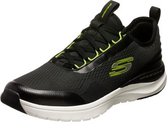 Skechers Mens Ultra Groove - Zardov Shoes, Size: 13 M US, Color: Black/Lime