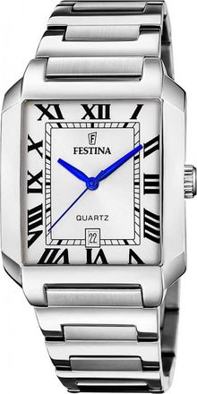 Festina F20677-1 Mens On The Square Watch - Silver - One Size