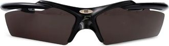 Balenciaga geometric sunglasses - Black