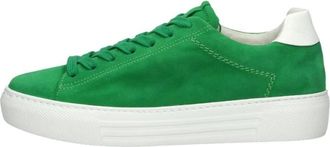 Gabor Veterschoenen Laag - Dames - Sneakers - Groen - 36 1/2 EU - Schoenen